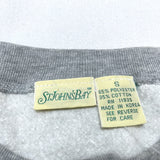 (VINTAGE) DEAD STOCK NEW 1990'S～ MADE IN KOREA ST JOHN'S BAY IRREGULAR HENLEY NECK SHORT SLEEVE SWEAT SHIRT