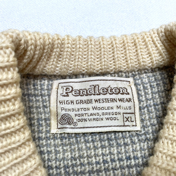 VINTAGE) 1970'S～ PENDLETON NATIVE PATTERN WOOL KNIT – Linco
