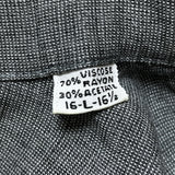 (vintage) 1960'S～ Lion of Troy PIPING DESIGN RAYON LOOP COLLAR BOX SHIRT