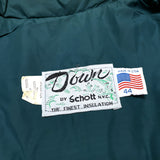 (VINTAGE) 1990'S～ MADE IN USA Schott 126 LAYERED STYLE 2WAY DOWN JACKET