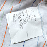 (DESIGNERS) AD2009 COMME des GARCONS HOMME PLUS STRIPE PATTERN STITCHED SHIRT WITH KNIT POCKET