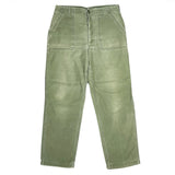 (VINTAGE) 1973 US ARMY COTTON SATIN BAKER PANTS