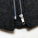 (designers) MADE IN BELGIUM Emmanuel Laurent ZIP UP WOOL VEST