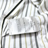 (DESIGNERS) MADE IN JAPAN SYU HOMME FEMME STRIPED BUTTON DOWN SHIRT WITH STRING