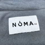 (designers) MADE IN INDIA NOMA t.d. EMBROIDERED DESIGN RAYON LOOP COLLAR BOX SHIRT