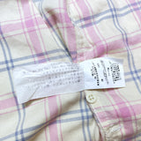 (designers) MADE IN USA AIE PLAID PATTERN X CORDUROY PANELED LOOP COLLAR COACH SHIRT JACKET