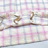(designers) MADE IN USA AIE PLAID PATTERN X CORDUROY PANELED LOOP COLLAR COACH SHIRT JACKET