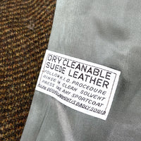 (VINTAGE) 1960'S～ WOODHILL Outerwear NUBUCK LEATHER PANELED ITALIAN COLLAR WOOL JACKET