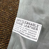 (VINTAGE) 1960'S～ WOODHILL Outerwear NUBUCK LEATHER PANELED ITALIAN COLLAR WOOL JACKET