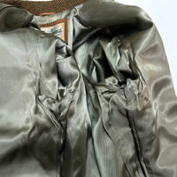 (VINTAGE) 1960'S～ WOODHILL Outerwear NUBUCK LEATHER PANELED ITALIAN COLLAR WOOL JACKET