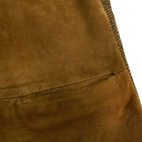 (VINTAGE) 1960'S～ WOODHILL Outerwear NUBUCK LEATHER PANELED ITALIAN COLLAR WOOL JACKET