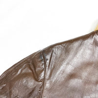 (VINTAGE) 1960'S LAKELAND B-3 TYPE BACK BOA LEATHER JACKET