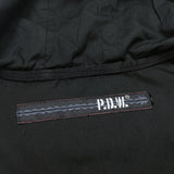 (VINTAGE) 2000'S～ AVIREX P.D.W. NYLON PANELED ZIP UP SHORT SLEEVE HOODED JACKET