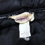 (vintage) 1980'S～ WYNN'S QUILTING VEST WITH SKULL AND CROSS BONE PATCH