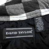 (vintage) 1980'S～ DAVID TAYLOR BLOCK CHECKERED QUILTED FLANNEL SHIRT