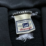 (vintage) 1990'S～ 96 ROCK USA FM ROCK RADIO STATION PULLOVER HOODIE SWEAT SHIRT WITH THIN RIB HEM