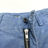 (DESIGNERS) 1990'S～ MADE IN ITALY GRIFFIN DEFORMED ZIP DESIGN 4 POCKET SHORTS
