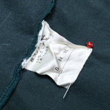 (designers) 1990'S～ JUNIOR GAULTIER by JEAN PAUL GAULTIER LOGO PRINTED HALF ZIP SHIRT