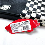 (other) DEAD STOCK NEW 2016 VANS CHECKERED FLAG PATTERN SLIDE ON SANDALS