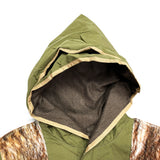 (DESIGNERS) TATA TALKING ABOUT THE ABSTRACTION MODIFIED HOODIE DESIGN FAUX FUR PANELED M-51 TYPE FISHTAIL PARKA