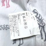 (DESIGNERS) AD2016 BLACK COMME des GARCONS SAXOPHONE PLAYING MAN PATTERN ALL OVER PRINT SHORT SLEEVE SHIRT
