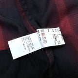 (designers) 2015 John UNDERCOVER SHADOW PLAID HEM PANELED DESIGN BOX SHIRT