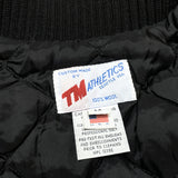 (VINTAGE) 1990'S～ MADE IN USA TM ATHLETICS SLEEVE LEATHER PLAIN VARSITY JACKET