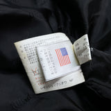 (VINTAGE) Wind Armor LEATHER DOWN COAT WITH HOOD