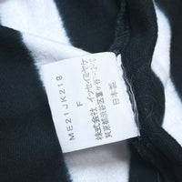 (DESIGNERS) MADE IN JAPAN ISSEY MIYAKE MEN BLACK TAG STRIPE PATTERN DYED T-SHIRT