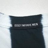 (DESIGNERS) MADE IN JAPAN ISSEY MIYAKE MEN BLACK TAG STRIPE PATTERN DYED T-SHIRT