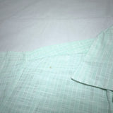 (VINTAGE) 1960'S～ TOWNCRAFT LATTICE PATTERN COTTON LOOP COLLAR SHORT SLEEVE BOX SHIRT