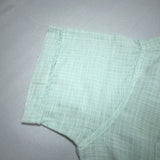 (VINTAGE) 1960'S～ TOWNCRAFT LATTICE PATTERN COTTON LOOP COLLAR SHORT SLEEVE BOX SHIRT