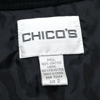 (UNIQUE) 1990'S～ CHICO'S SUEDE JACKET WITH OLD COINS