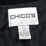 (UNIQUE) 1990'S～ CHICO'S SUEDE JACKET WITH OLD COINS