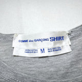(DESIGNERS) 1990'S～ MADE IN FRANCE COMME des GARCONS SHIRT FRONT PANELED DESIGN T-SHIRT