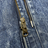 (VINTAGE) 1980'S～ MADE IN KOREA harve benard DENIM FIRE FIGHTER COAT