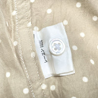 (DESIGNERS) 1990'S～ KARL HELMUT MARCHING BAND TOTAL PATTERN X POLKA DOT RAYON LOOP COLLAR SHORT SLEEVE BOX SHIRT