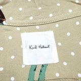 (DESIGNERS) 1990'S～ KARL HELMUT MARCHING BAND TOTAL PATTERN X POLKA DOT RAYON LOOP COLLAR SHORT SLEEVE BOX SHIRT