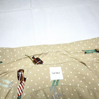 (DESIGNERS) 1990'S～ KARL HELMUT MARCHING BAND TOTAL PATTERN X POLKA DOT RAYON LOOP COLLAR SHORT SLEEVE BOX SHIRT