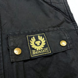 (vintage) 1980'S～ Belstaff TRIALMASTER SLEEVE CUT OFF OILED MOTORCYCLE JACKET