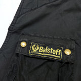 (vintage) 1980'S～ Belstaff TRIALMASTER SLEEVE CUT OFF OILED MOTORCYCLE JACKET