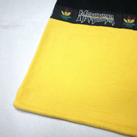 (T-SHIRT) 1990'S～ MARIJHUANA RASTA COLOR LOGO EMBROIDERED HOODED T-SHIRT
