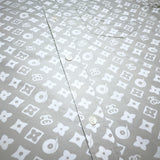 (VINTAGE) 1990'S～ OLD STUSSY MONOGRAM PATTERN TOTAL PATTERN 3 POINT FASTENED SHORT SLEEVE SHIRT