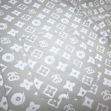 (VINTAGE) 1990'S～ OLD STUSSY MONOGRAM PATTERN TOTAL PATTERN 3 POINT FASTENED SHORT SLEEVE SHIRT