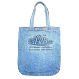 (OTHER) MADE IN USA EMBOSSED BIG SIZE DENIM TOTE BAG