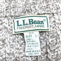 (VINTAGE) 1980'S MADE IN USA L.L.BEAN DRIVERS KNIT CARDIGAN