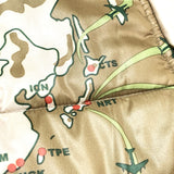 (VINTAGE) 2000'S～ AVIREX MILITARY JACKET WITH WORLD MAP PATTERN PADDED LINER