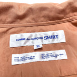 (designers) 1990'S～ MADE IN FRANCE COMME des GARCONS SHIRT COLLAR WOOL PANELED DESIGN LOOP COLLAR SHIRT