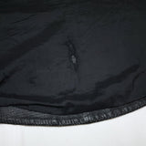 (VINTAGE) 1990'S～ BCBG MAXAZRIA FLY FRONT STYLE PEFORATED LEATHER SHORT SLEEVE SHIRT