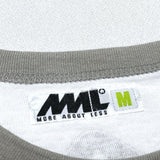 (designers) 2000'S～ MORE ABOUT LESS DOUBLE SIDDED PRINT RAGLAN SLEEVE LONG SLEEVE T-SHIRT